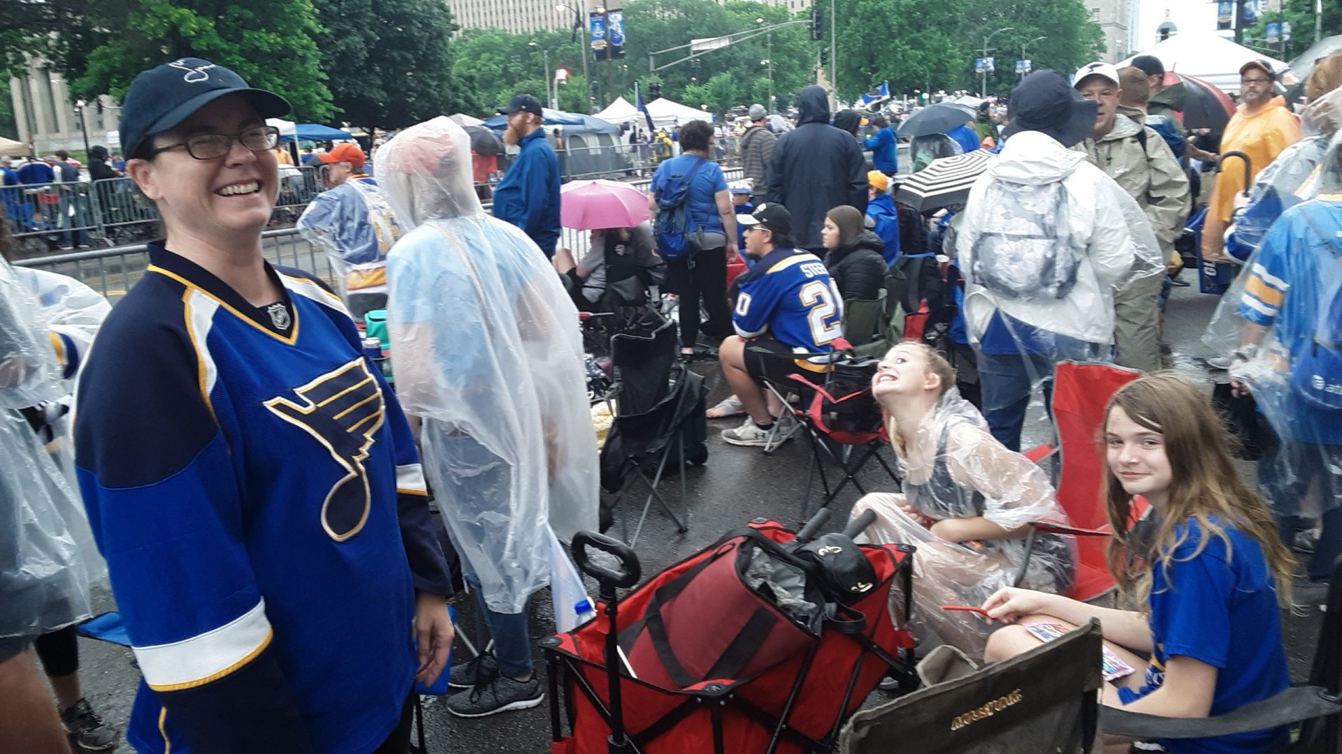 Baumans on the parade route